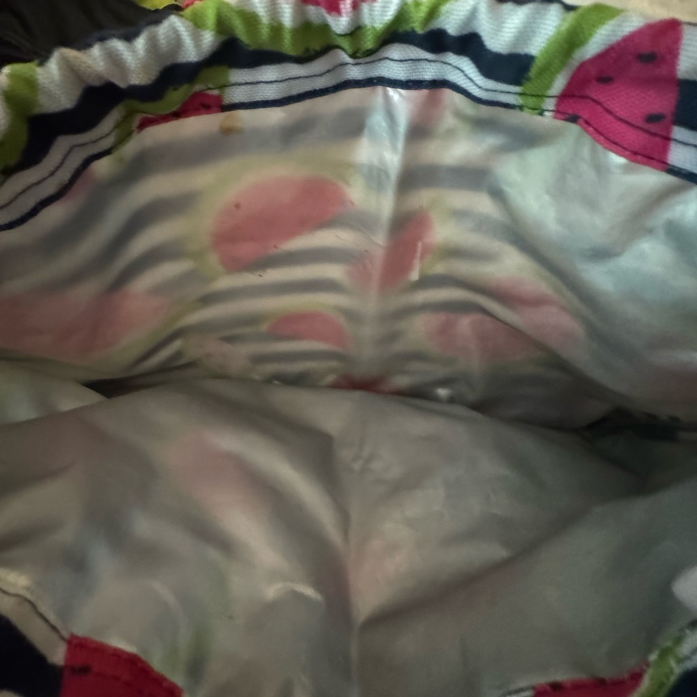 Watermelon Print Drawstring Thermal Backpack - Picture 2 of 3